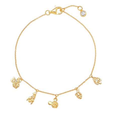 Mickey Mouse and Friends Charm Bracelet by CRISLU | shopDisney