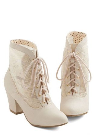 cream ankle boots womens