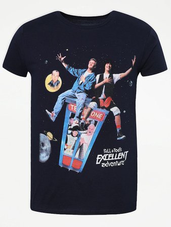 Bill and Ted's Excellent Adventure Tour T-Shirt | Men | George at ASDA
