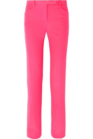 Versace | Pantalon droit en cady fluo | NET-A-PORTER.COM