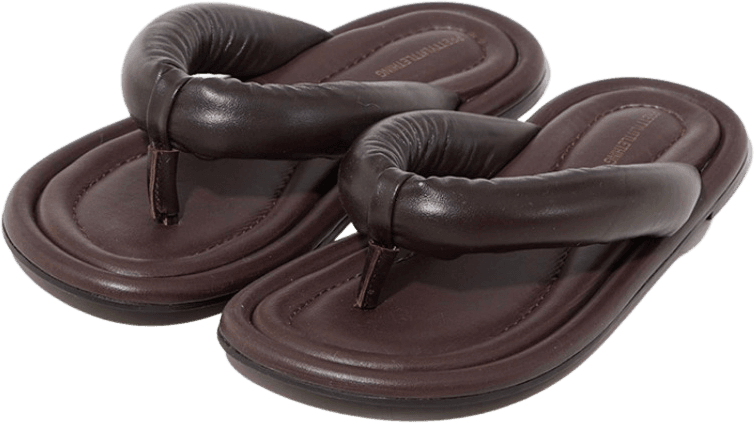 brown sandals