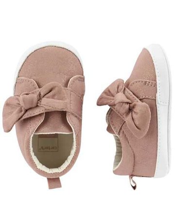 Baby Girl Carter's Bow Sneaker Baby Shoes | Carters.com