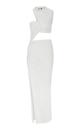 Asymmetric Sequin Maxi Dress By Ila. | Moda Operandi
