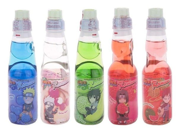 Five Japanese Ramune Drinks Naruto | Mercari