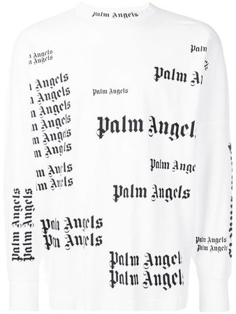 Palm Angels Top Imprimé à Manches Longues - Farfetch