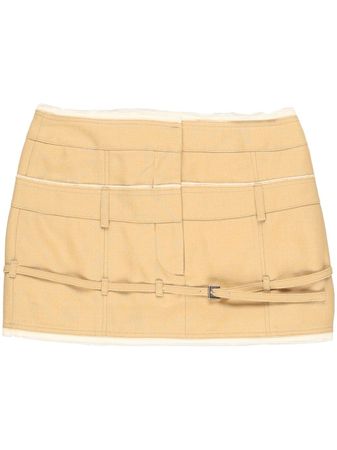 Jacquemus Caraco Belted Miniskirt - Farfetch