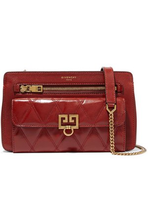 Givenchy | Pocket quilted leather shoulder bag | NET-A-PORTER.COM
