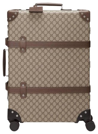 Gucci Globe-trotter Medium Suitcase Luggage Beige Gg Supreme Canvas Weekend/Travel Bag - Tradesy