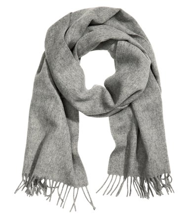 Gray scarf