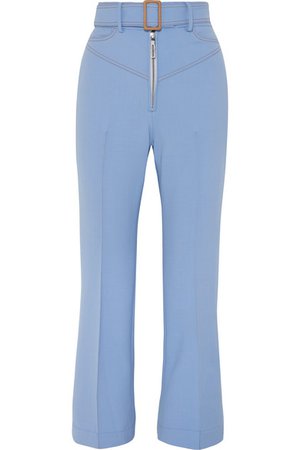 Ellery | Supervision Free belted cropped flared pants | NET-A-PORTER.COM