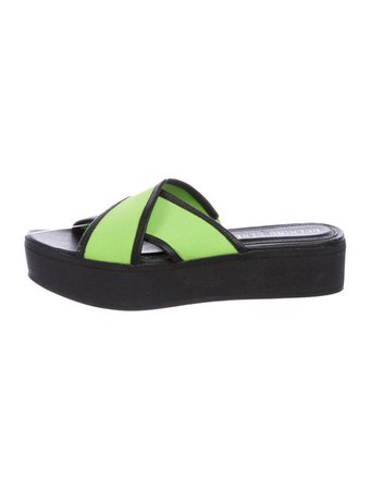 Opening Ceremony Crossover Flatform Sandals - Shoes - WOC32106 | The RealReal