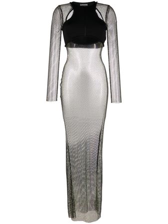 David Koma crystal-embellished Maxi Dress - Farfetch