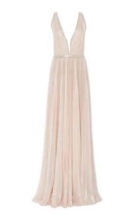 Kaia Silk Chiffon Gown by J. Mendel | Moda Operandi