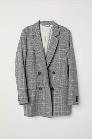 checkered coat