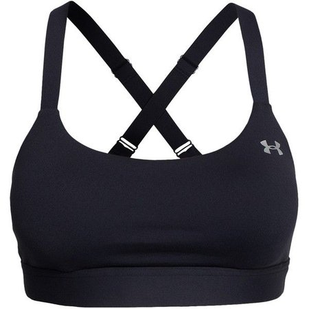 Under Armour Ua Eclipse Bra ($59) ❤ liked on Polyvore featuring activewear, sports bras, sport, black, sports fashion, womens-fashion, unde… | polyvore in 2018…