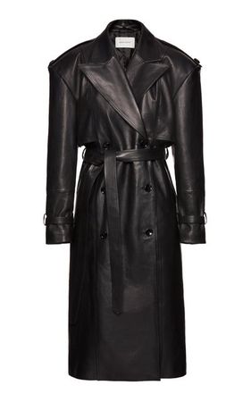 Leather Trench Coat By Magda Butrym