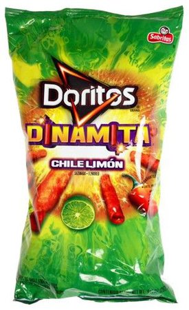 Doritos Dinamita Chile Limon Rolled Favored Tortilla Chips 9.25 oz (Pack of 3)