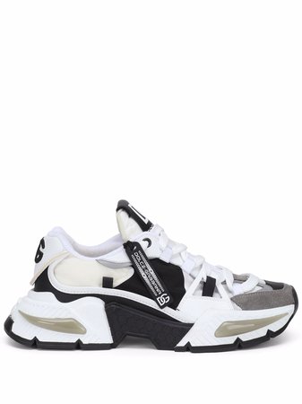Dolce & Gabbana Airmaster Panelled low-top Sneakers - Farfetch
