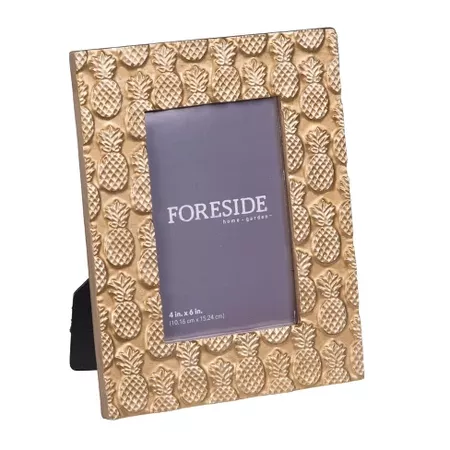4" X 6" Pineapple Photo Frame - Foreside Home And Garden : Target