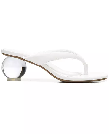 B White ar III Corteta Thong Ball-Heel Sandals, Created for Macy's & Reviews - Sandals - Shoes - Macy's