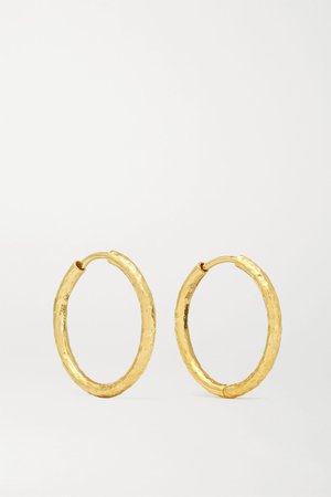Gold Gabby 18-karat gold hoop earrings | Octavia Elizabeth | NET-A-PORTER