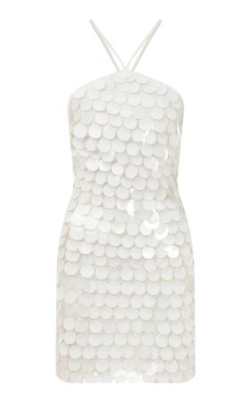 Veronica Paillette-Sequined Halter Mini Dress By Ila. | Moda Operandi