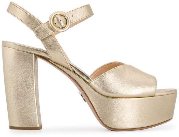 heeled platform sandals