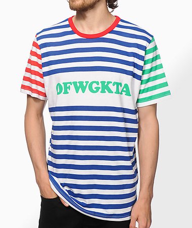 Odd Future OFWGKTA Striped T-Shirt | Zumiez