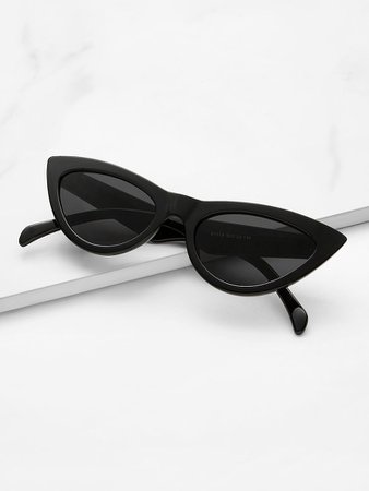 Cat Eye Flat Lens Sunglasses | SHEIN