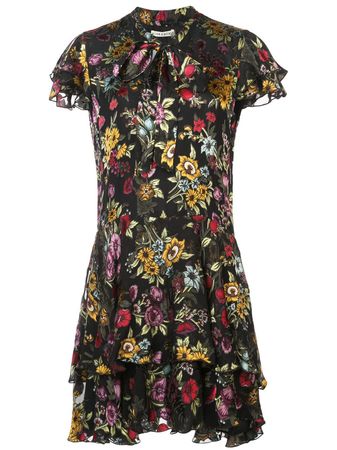 Alice+Olivia Western floral patterned mini dress £125 - Shop Online - Fast Delivery, Free Returns