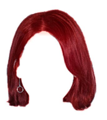 red hair png