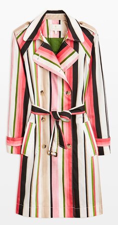 Striped trench coat Etcetera
