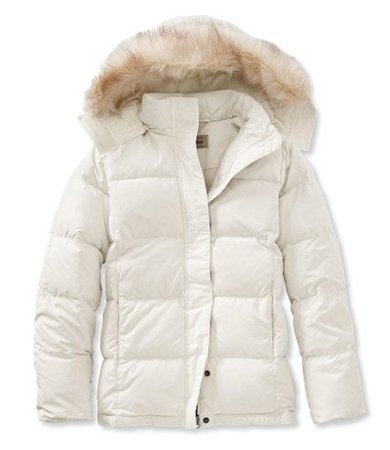 tommy hilfiger white faux fur puffer coat