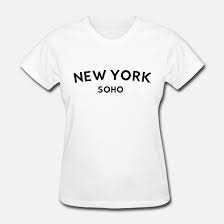 new york city soho white t shirt for women - Google Search