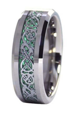 Celtic dragon ring