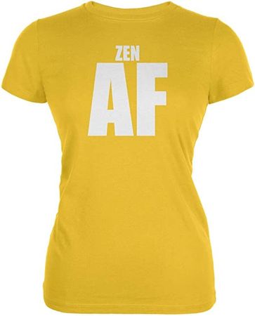 Old Glory Zen AF Juniors Soft T Shirt at Amazon Women’s Clothing store