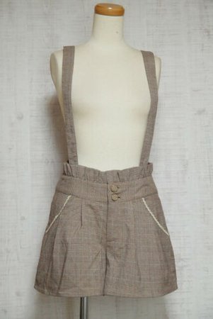 Ank Rouge Suspender Short Pants Japanese Fashion Kawaii Cute 903 18 | eBay