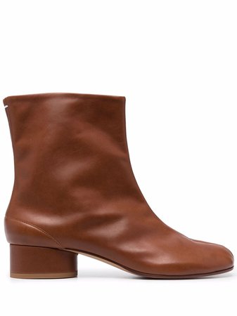 Shop Maison Margiela Tabi 40mm ankle boots with Express Delivery - FARFETCH