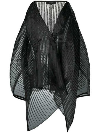 Sid Neigum Structured Sheer Pleated Jacket $418 - Buy Online SS18 - Quick Shipping, Price