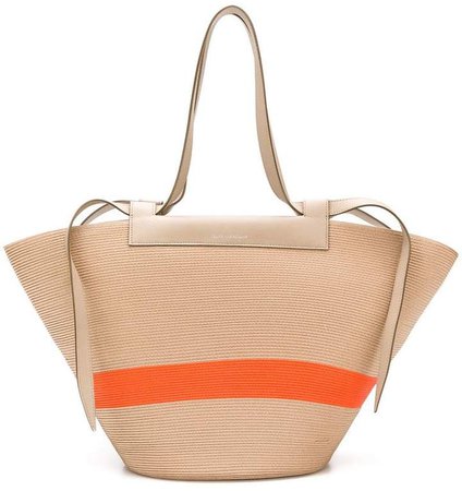 panelled shopper tote