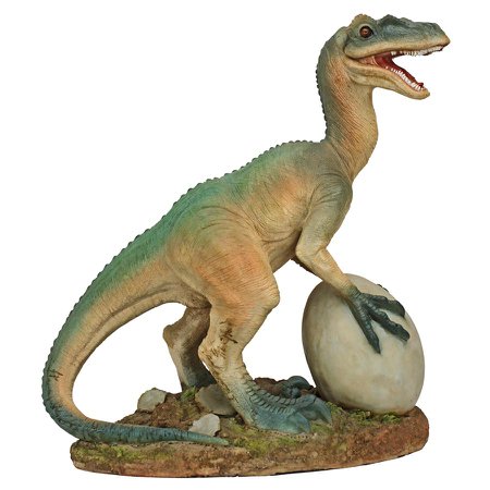 Design Toscano The Egg Beater Raptor Dinosaur Statue 840798115421 | eBay