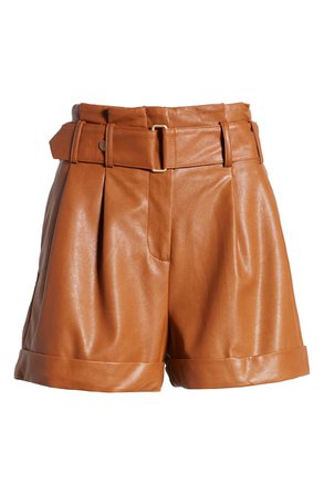 J.O.A. Faux Leather Shorts | Nordstrom