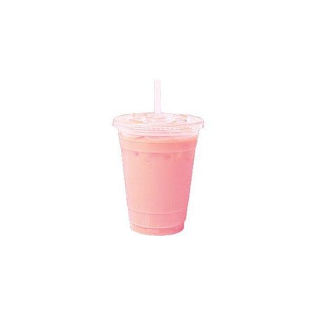 boba drink fruit pink
