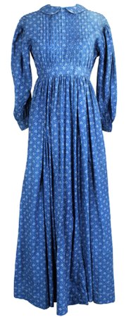 Blue Floral Prairie Dress