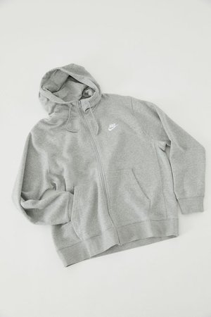 Nike Sportswear Club Zip-Front Hoodie Sweatshirt | Urban Outfitters