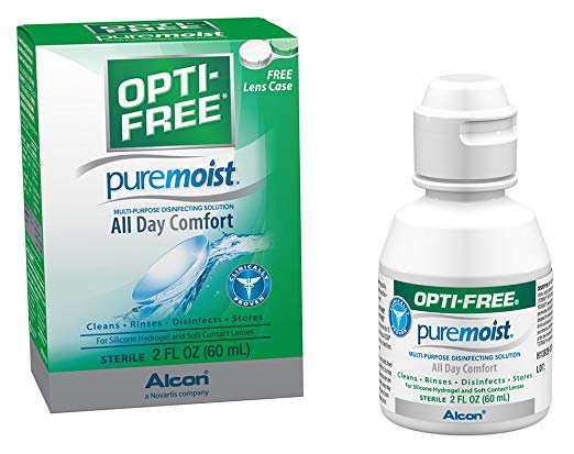 Opti-Free Puremoist Multi-Purpose Disinfecting Solution with Lens Case, 2-Ounces (Packaging may vary): Gateway
