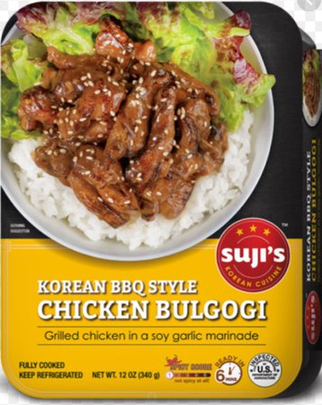 Suji’s Korean BBQ chicken bulgogi
