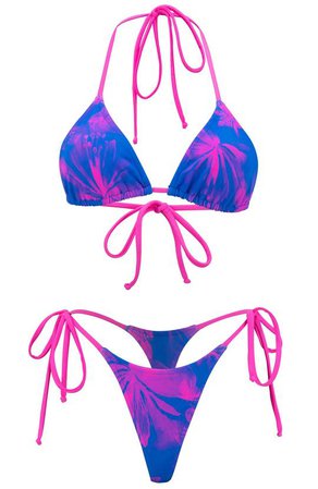 Blueberry Ras / Thong Bikini Set – Breezy Rack