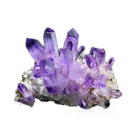 crystal crystals amethyst minerals sticker by @chcherylyl
