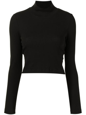 Shop Rosetta Getty mock neck jumper with Express Delivery - FARFETCH